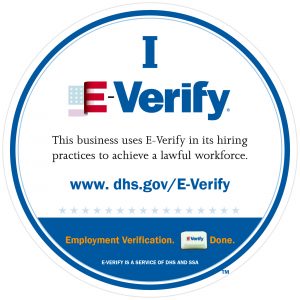 I E-verify seal